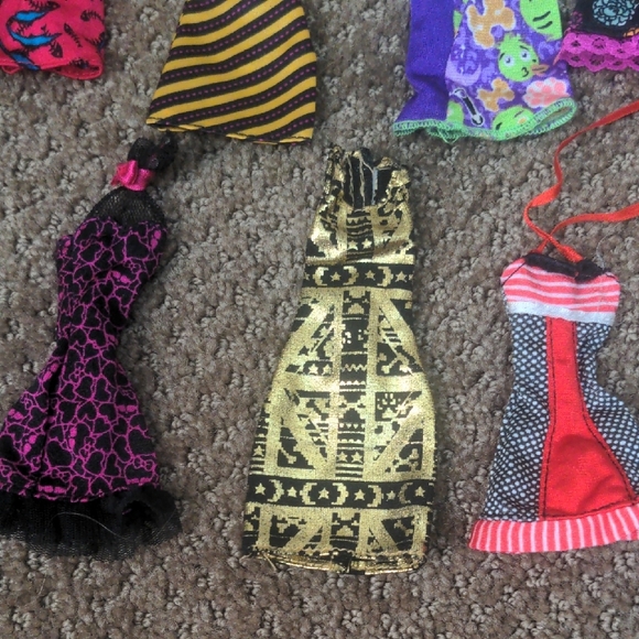 Colorful Doll Dresses Set - Picture 3 of 5